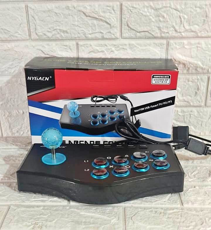 Controlador joystick arcade njp 308 compatible pc ps2 ps3 android NJP308