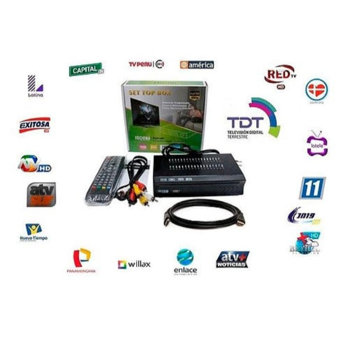 Set top box Sintonizador Decodificador Tv Digital Hd 1080p Tdt Isdbt