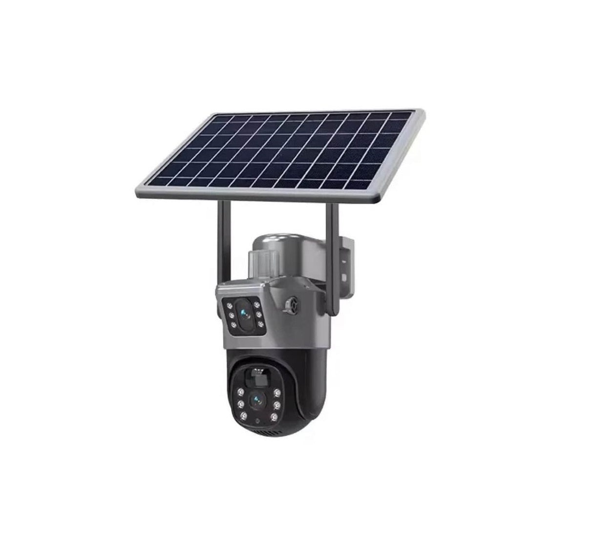 Cámara de seguridad Doble Lente con Panel Solar VCS09 LANTUN