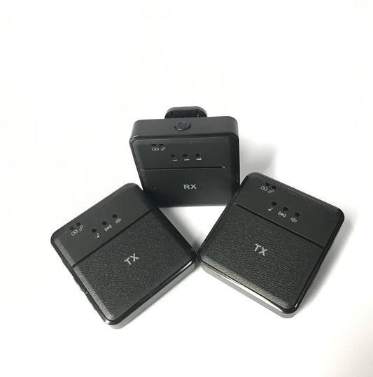 Micrófono inalámbrico solapero 2 en 1 Tipo C y Auxiliar Jack 3.5 mm Doble - MOD: SX9-TC