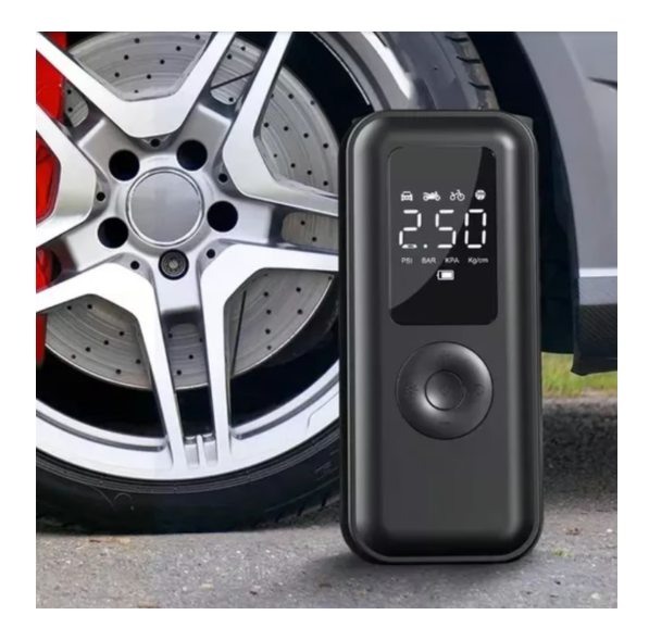 Inflador de neumáticos portátil luz emergencia AF-C03 SEISA