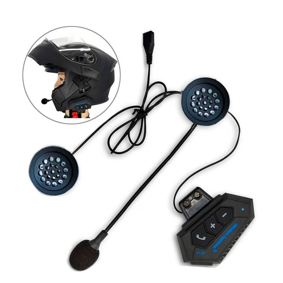 Auriculares Inalámbricos Bluetooth Para Casco Moto bt12