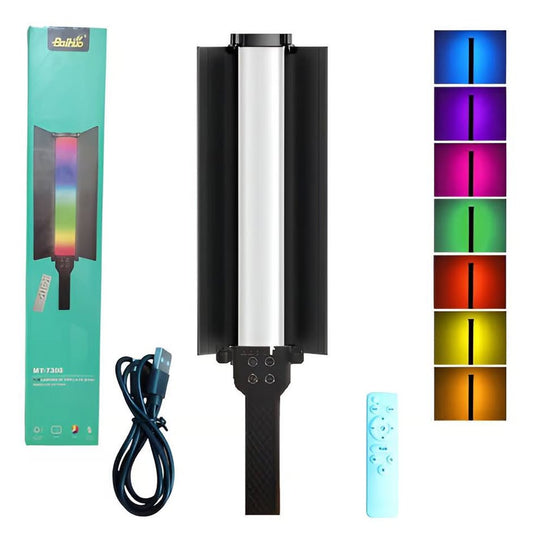 Lampara Varilla De Mano Rgb Blanco Oled Para Foto + Control