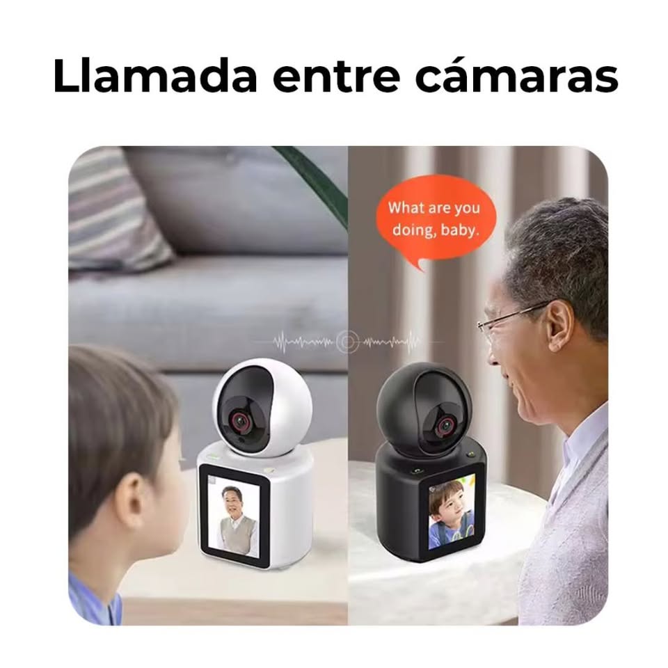 Cámara de seguridad Interior Wi-Fi HD Con Pantalla IPC-C30