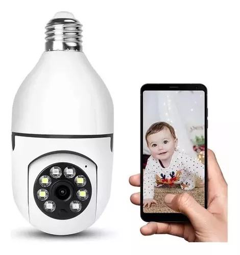 Cámara Foco Smart 360° de Seguridad Wifi con Visión Nocturna y Altavoz