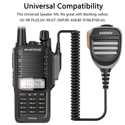 Kit De Radios Walkie Talkie Con Pantalla 2 Bandas 128 Canales - MOD: UV-9R PLUS x2