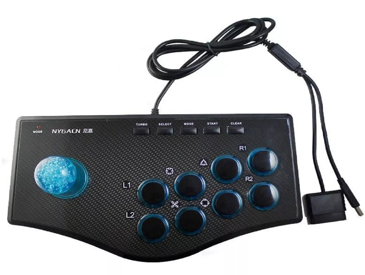 Controlador joystick arcade njp 308 compatible pc ps2 ps3 android NJP308