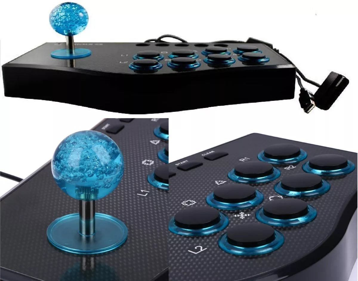 Controlador joystick arcade njp 308 compatible pc ps2 ps3 android NJP308