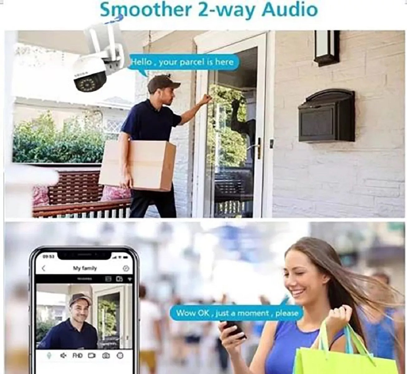 Cámara De Seguridad 1080p Tv-xm9825 4mp y 4mp Seisa App icsee