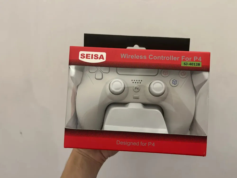Control Inalámbrico BT para Celular y Videojuegos SEISA PS4 BLANCO - MOD: SJ-4012B