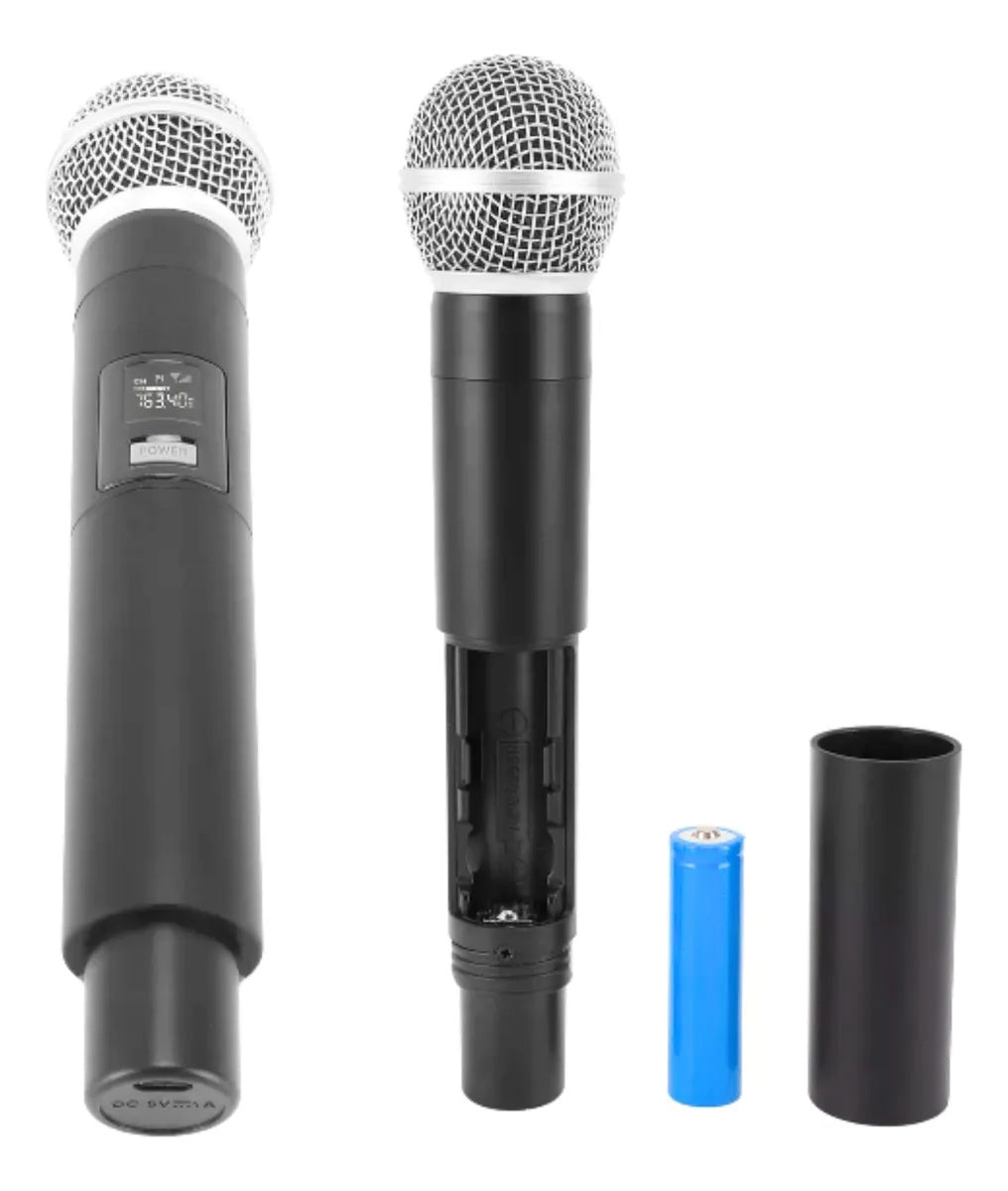 Micrófono Inalámbrico Recargable Profesional Wireless Ge5-1