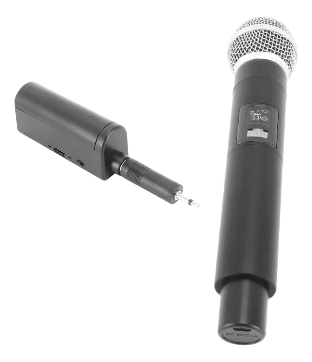 Micrófono Inalámbrico Recargable Profesional Wireless Ge5-1