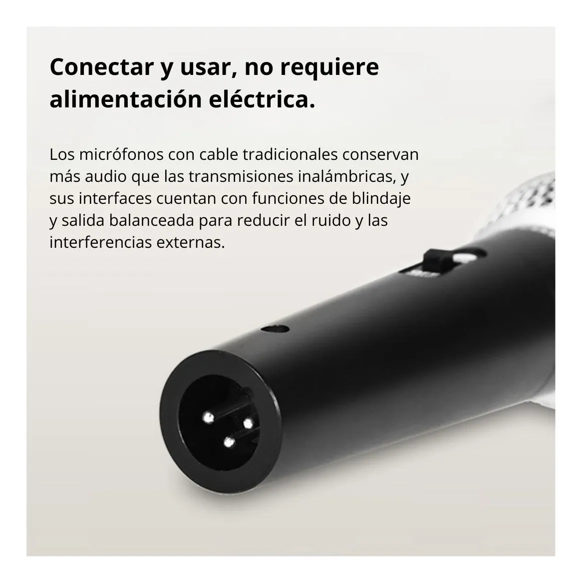 Micrófono Con Cable Seisa Para Karaoke Y Amplificador - M-58