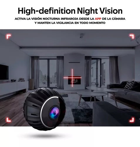 IPC-NX11 Mini Cámara Sesisa Wifi Microsd HD visión nocturna.