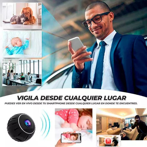IPC-NX11 Mini Cámara Sesisa Wifi Microsd HD visión nocturna.