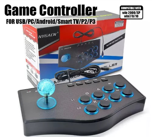 Controlador joystick arcade njp 308 compatible pc ps2 ps3 android NJP308