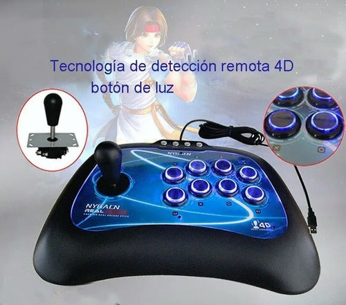 Controle Arcade Nyga Real Stick Para Ps4, Ps3, PC, Android´NJP-302
