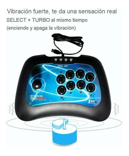 Controle Arcade Nyga Real Stick Para Ps4, Ps3, PC, Android´NJP-302