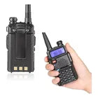 KIT DE Radios Walkie Talkie Con Pantalla UV-5R 2 Bandas 128 Canales