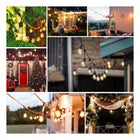 Guirnaldas Exterior Decoracion Jardin Terrazas Restaurantes 10 focos 10 Metros SD12023