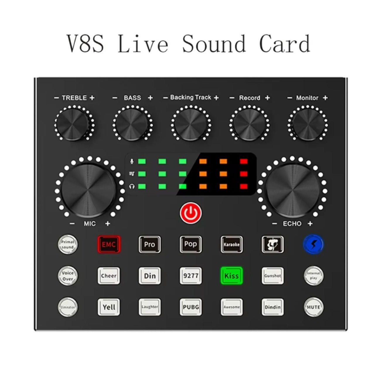 Consola de Sonido Mezcladora Equipo Poscast  XY-V8S