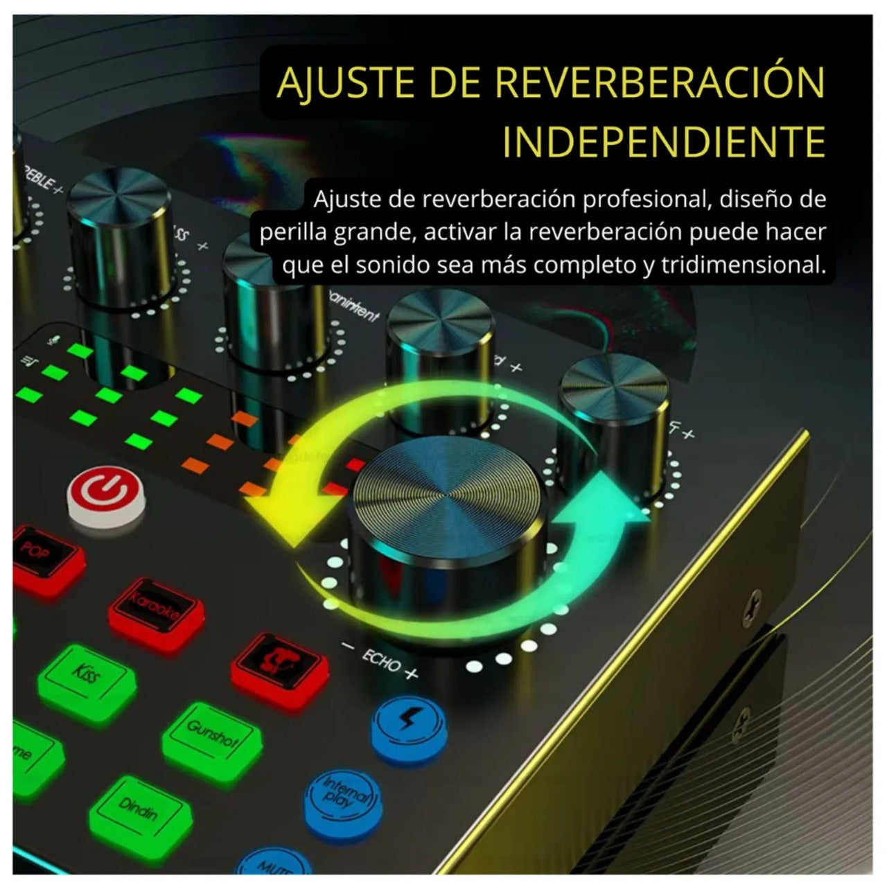 Consola de Sonido Mezcladora Equipo Poscast  XY-V8S