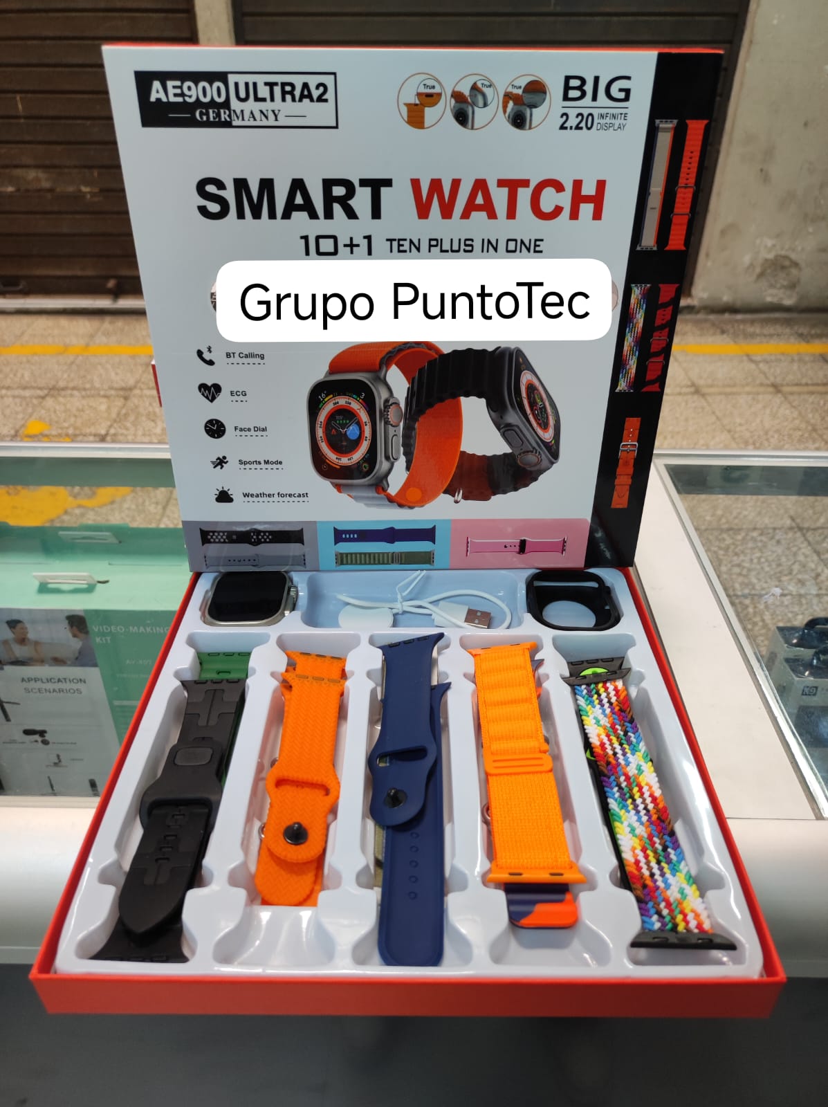 Smart Watch AE900 Ultra 2 Combinación 7 En 1 -