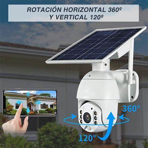 Cámara De Seguridad Con Panel Solar Seisa - ZC-YT02