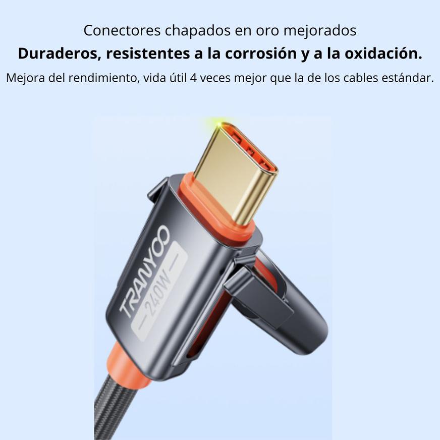 METAL BRAIDED 4 EN 1 DATA CABLE - T-XS10