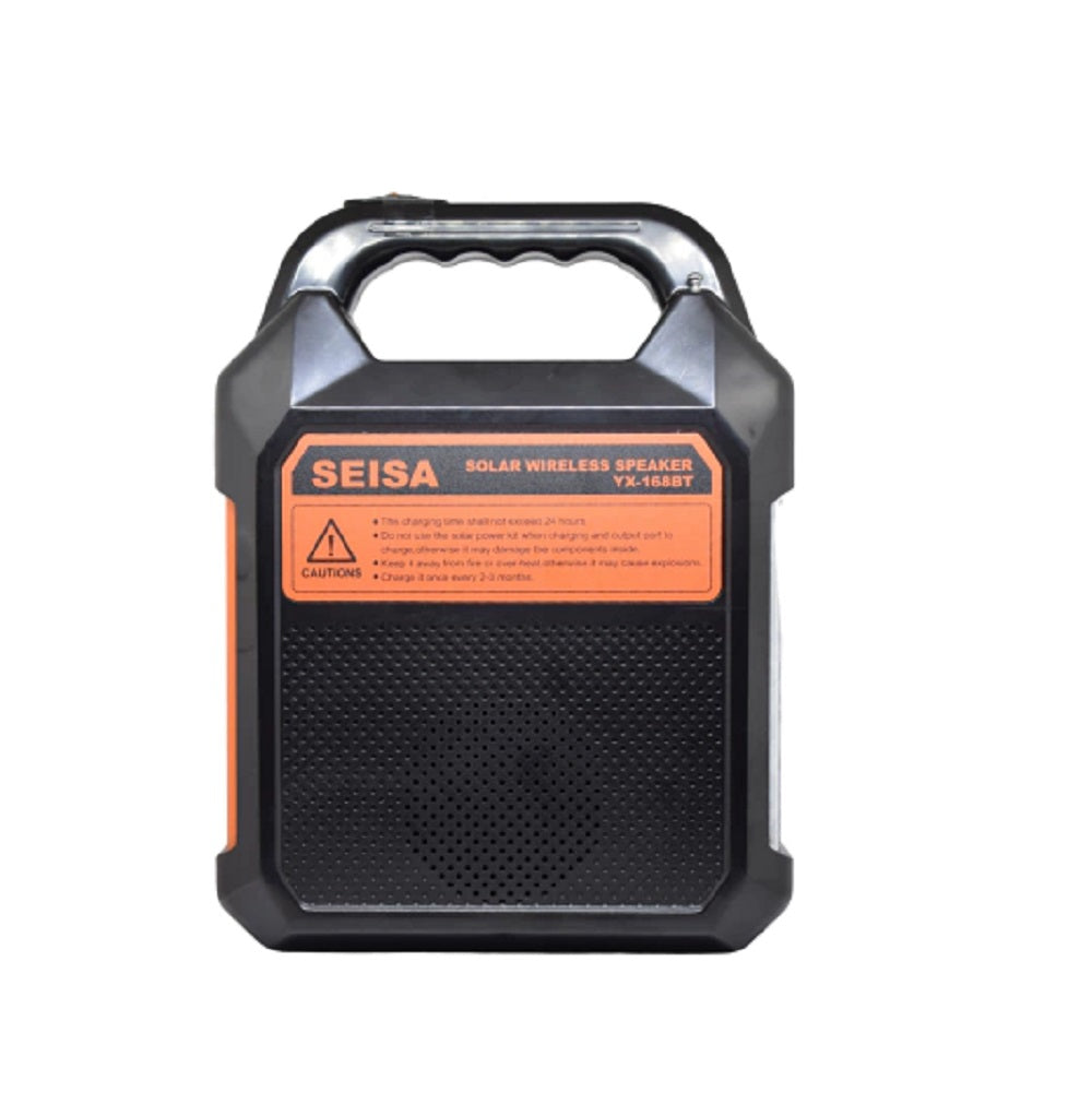 Kit multifuncional YX-168BT Parlante Panel Solar Linterna Portátil