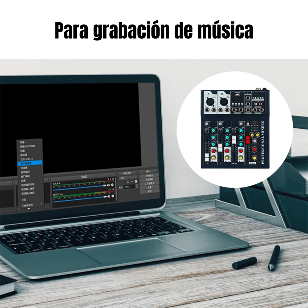 Profesional Mixers Audio - XY-F4