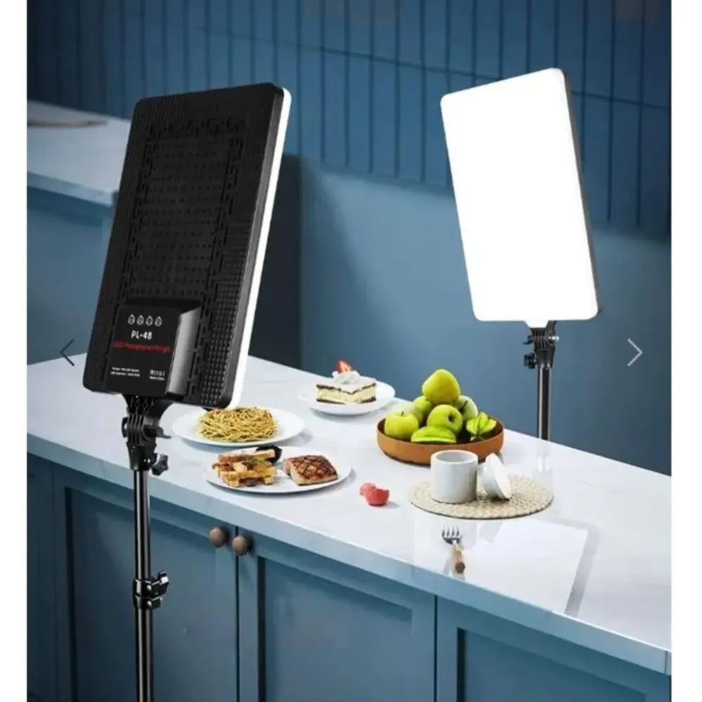 Panel Luz LED más trípode para Fotografía Profesional - PL-48