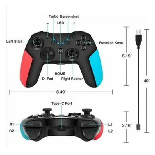 Mando Seisa Bluetooth Nintendo Switch - MOD: SW-11