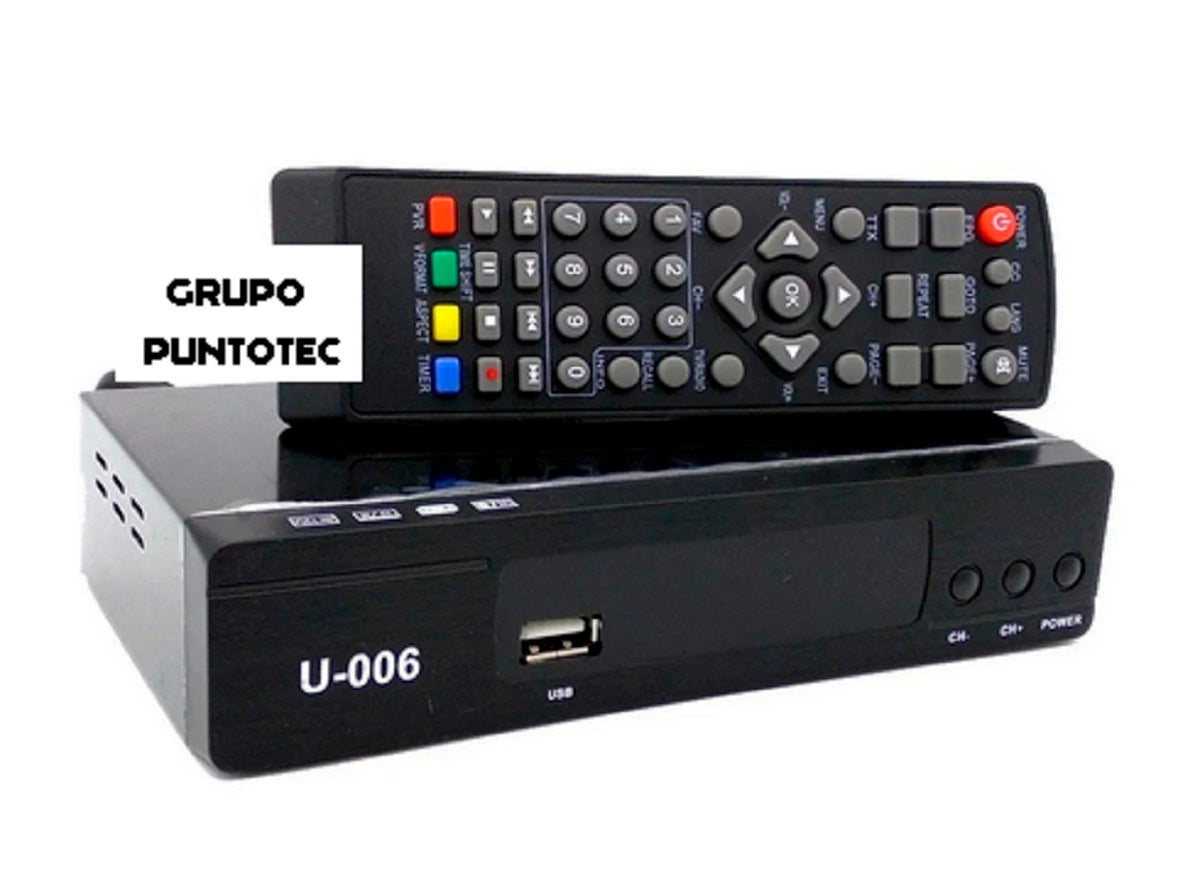 Decodificador PEISO U-006 TDA Televisión Abierto YouTubeWifi