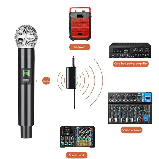Micrófono Inalámbrico Recargable Profesional Wireless Ge5-1
