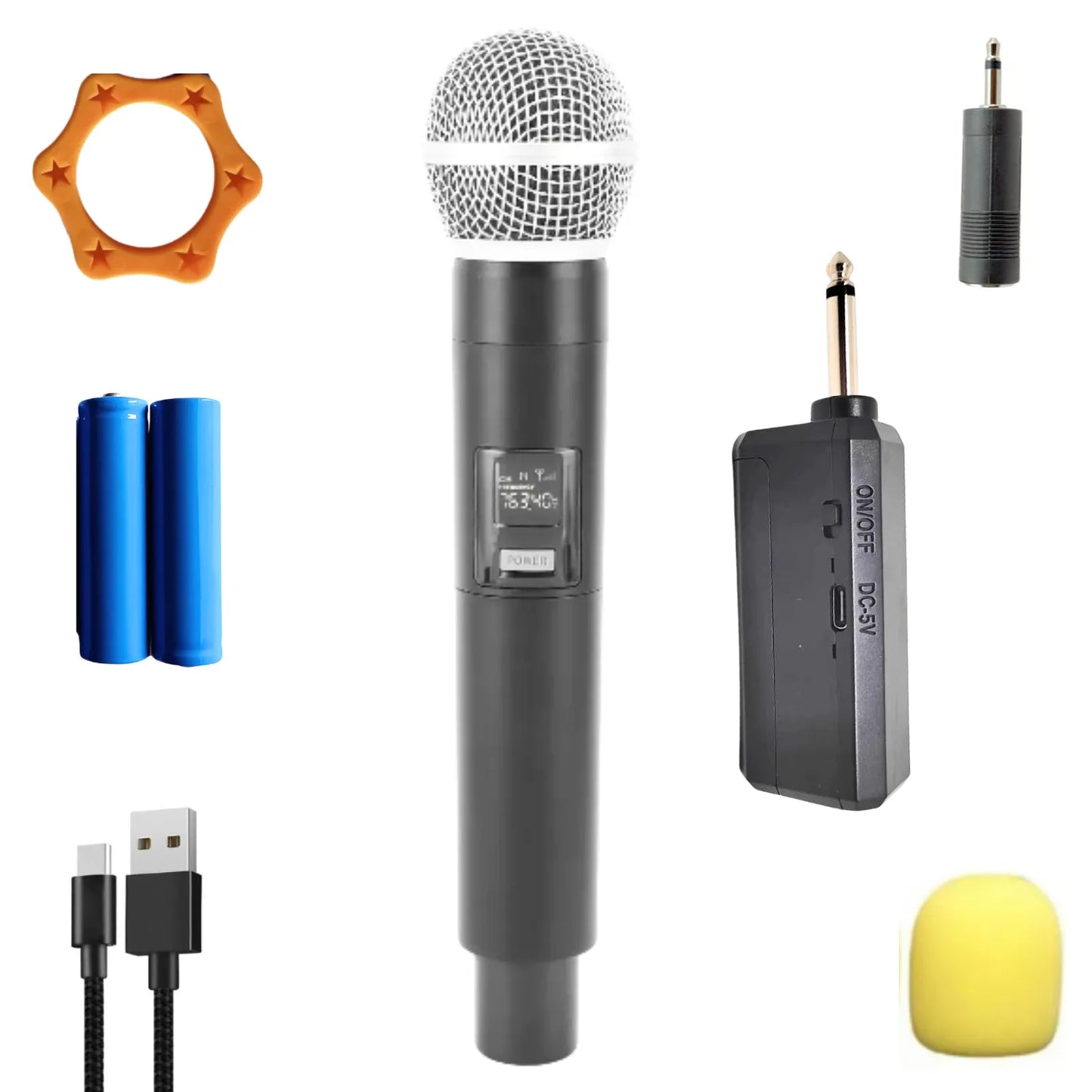 Micrófono Inalámbrico Recargable Profesional Wireless Ge5-1