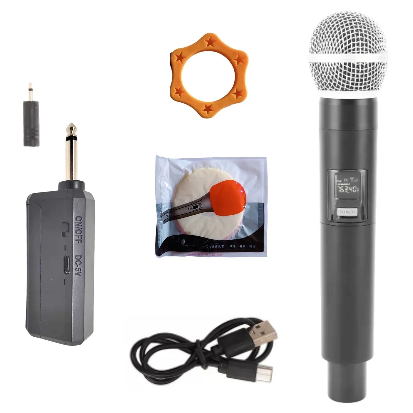 Micrófono Inalámbrico Recargable Profesional Wireless Ge5-1