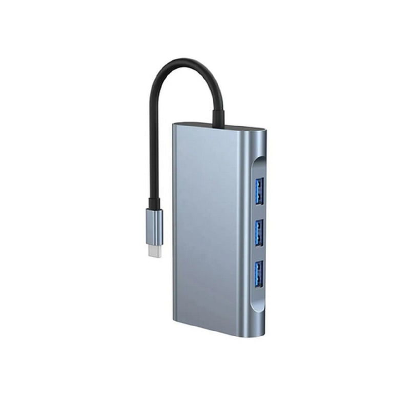 Adaptador HUB USB Seisa BYL-2111 TIPO C 7 IN 1