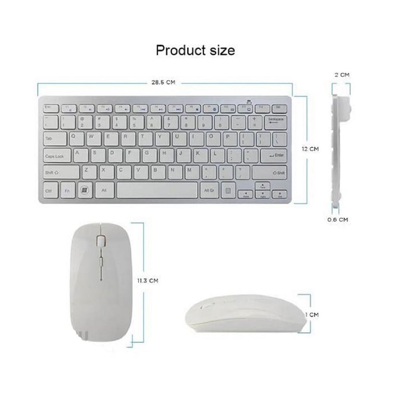 Kit Teclado Y Mouse Inalámbrico USB Seisa DN-H263
