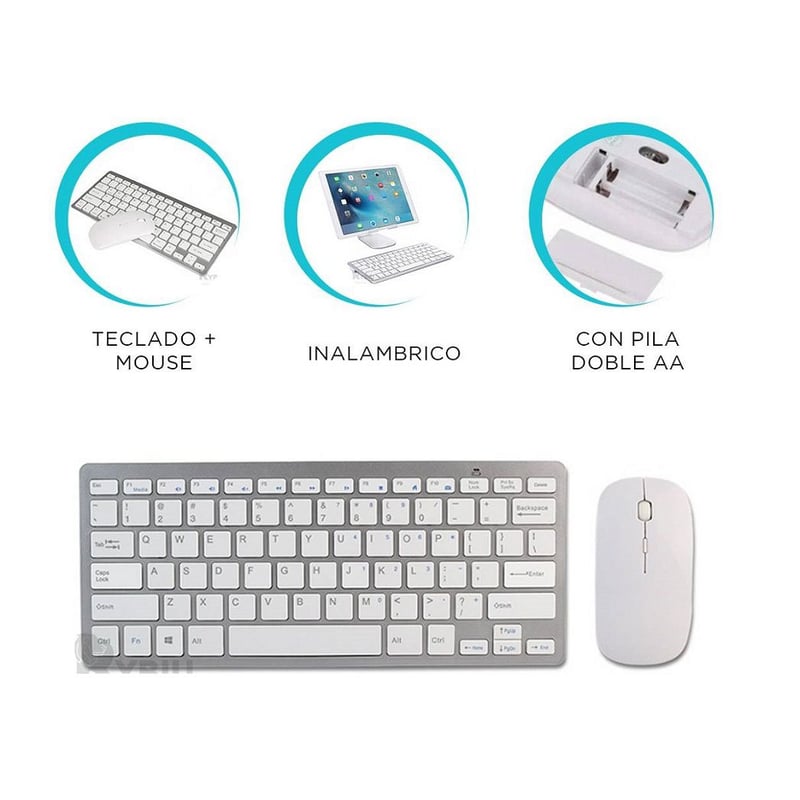 Kit Teclado Y Mouse Inalámbrico USB Seisa DN-H263