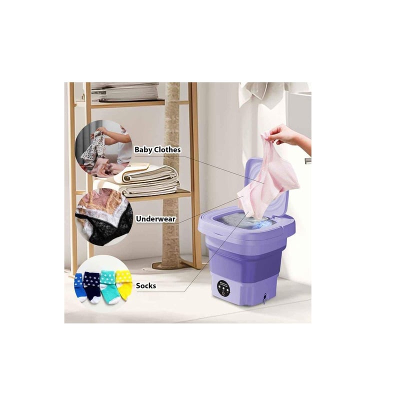 MINI LAVADORA PLEGABLE PORTATIL