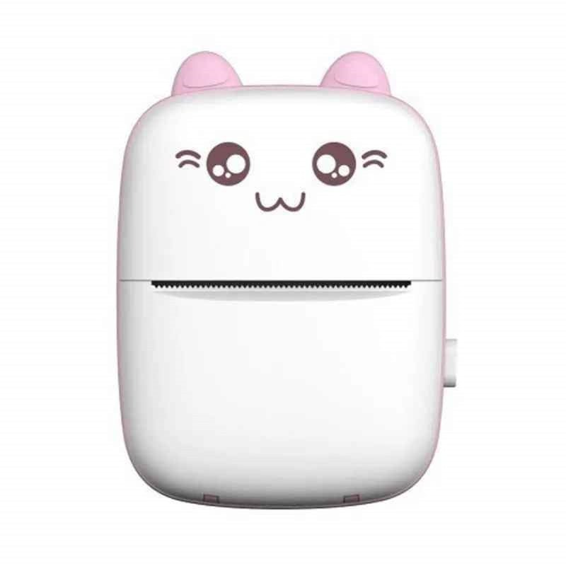 Mini Impresora Portátil Térmica Bluetooth Recargable Rosado