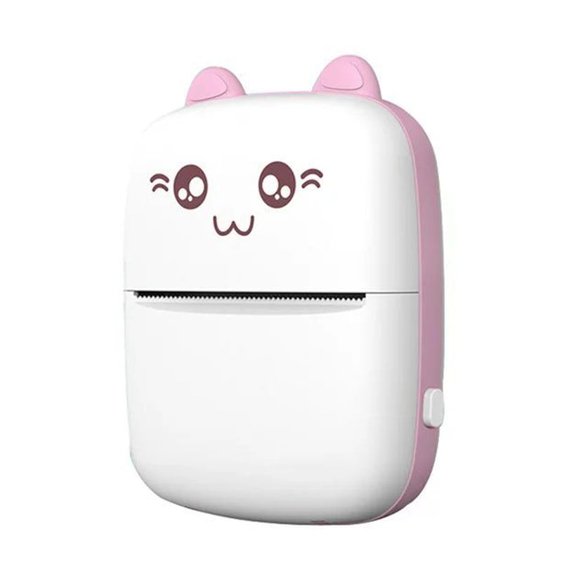 Mini Impresora Portátil Térmica Bluetooth Recargable Rosado