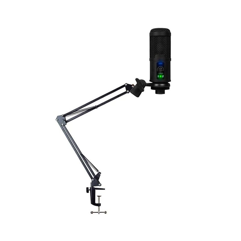Micrófono Condensador USB BM-65 StreamingEstudio Soporte de Brazo
