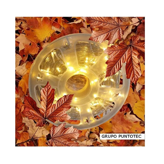 CADENAS DE LUZ LED 48M MODELO -240L ,LANTUN EN COLOR MULTICOLOR Y AMBAR - MOD: SD15086