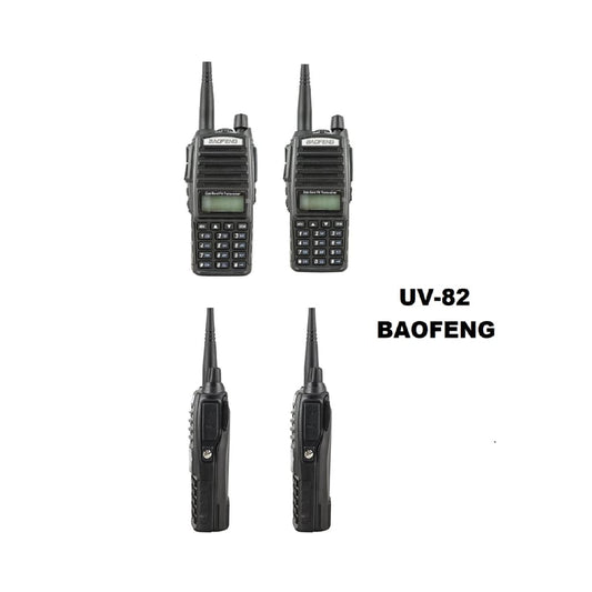 Par De Walkie Talkie Baofeng UV-82 Con Pantalla Digital y teclados