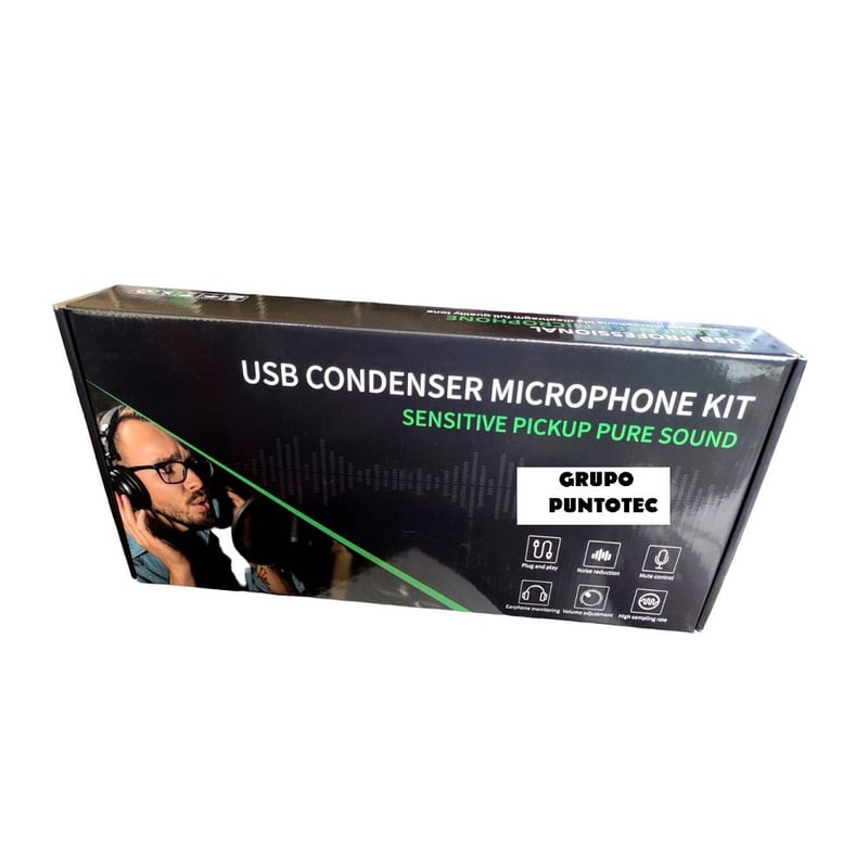Juego de micrófono de condensador USB BM-501.