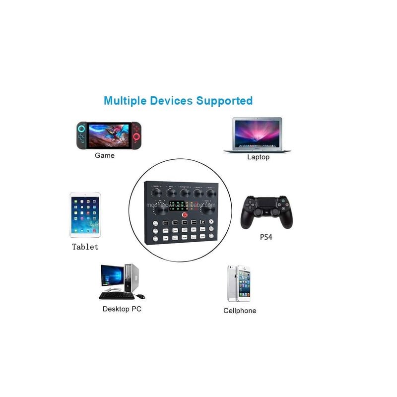 Micrófono con consola de video estudio profesional PP670