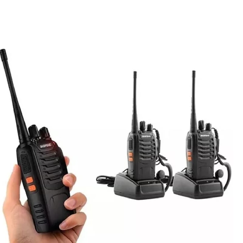 Walkie Talkie 01 Par Radio Transmisor Receptor 3KM 5w seisa ST-B888S