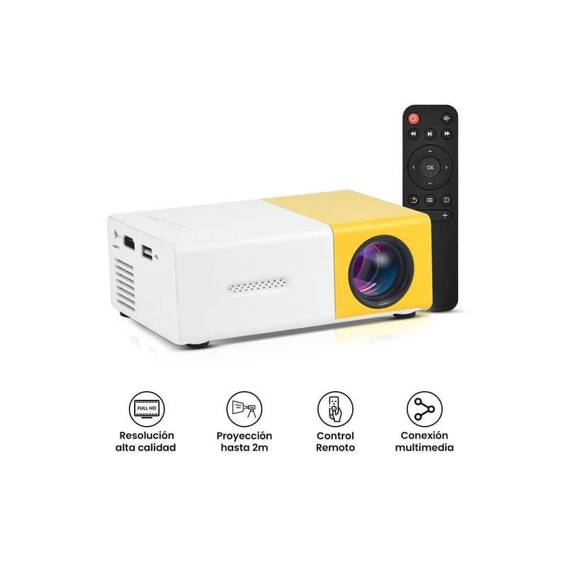 Mini Proyector Led Portátil Para Cine En Casa Yg 300